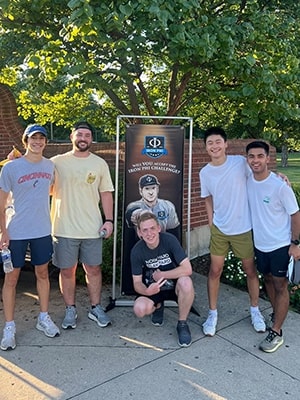 Ohio Theta Brothers after Completing the 5K