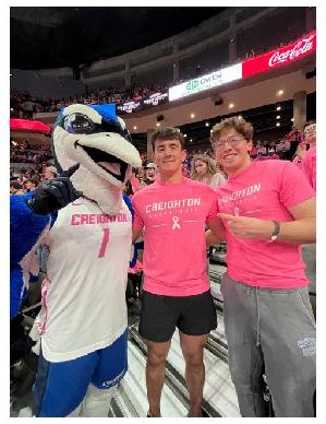 Me (Right) with Chase (middle) and Billy (go jays!)