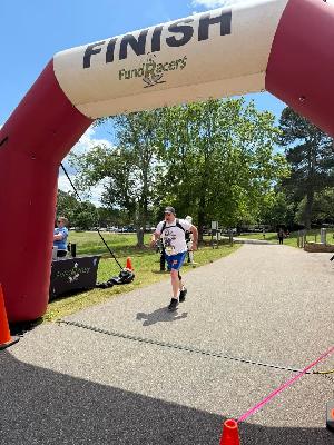 at the finish of my first: May the 4th be with You!