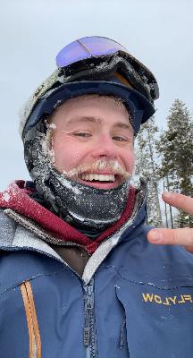 Caught having a great time at Lost Trail