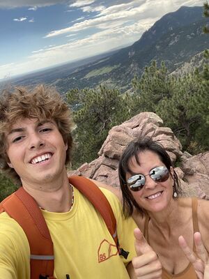 Me and My Mom on Mt. Sanitas