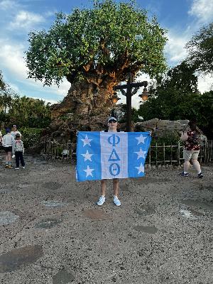 The Phi Delt Flag Flies at Disney